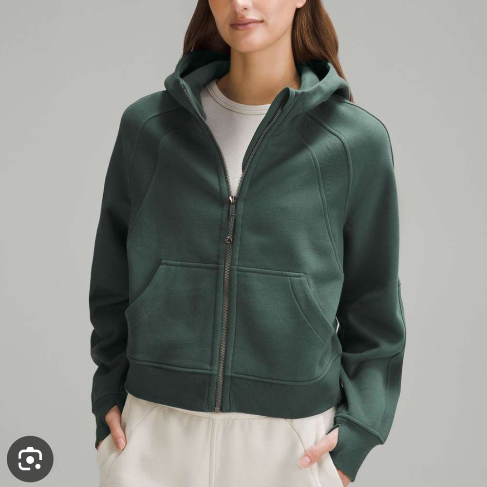 Lululemon Full-Zip Cropped Scuba